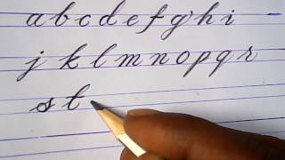 How to write english small letters  pencil writing tutorials  mazic writer [upl. by Azeret832]