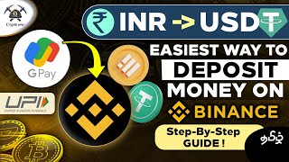 How to Deposit INR In Binance Through Google Pay UPI  Easiest way to Deposit Money on Binance [upl. by Kinom]