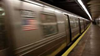 145th Street Bound R68 B Train Arriving  Grand Street [upl. by Euqirat]