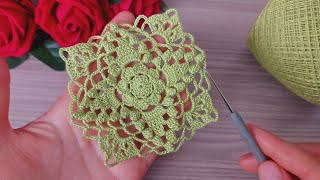 Wonderful BeginnerFriendly Crochet Flower Pattern  Easy StepbyStep Tutorial [upl. by Amle]