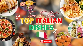 Incredible Top 8 Most Popular Italy Foods  Italy Street Foods  Traditional Italian Cuisine [upl. by Ekusuy]