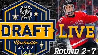 2023 NHL Draft Livestream  Day 2 Rounds Two  Seven [upl. by Anon]