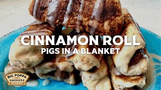 Cinnamon Roll Pigs in a Blanket  Griddle Recipes [upl. by Winchester859]