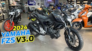 2024 Yamaha FzS V3 New Model Detailed Review Video  Yamaha FZS Version 30 2024 [upl. by Naedan]