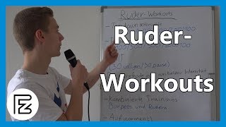 RUDERWORKOUTS für zuhause zum Abnehmen Muskelaufbau und abwechlunsgreichem Rudertraining [upl. by Madalyn365]