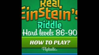 Real Einsteins Riddle hard levels 8690 [upl. by Nattirb174]