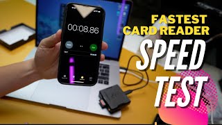 SPEED TEST UHSII vs UHSI  ProGrade CFexpress Type B and SD DualSlot Memory Card Reader [upl. by Hettie]