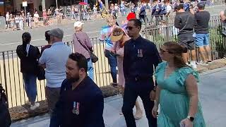 ANZAC Day 2024  NASHOs Army Associations Drummers and Allies [upl. by Ahsinet]