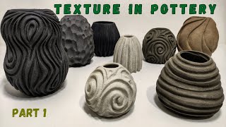 exploring texture in pottery techniques amp inspiration✨ [upl. by Hamo28]