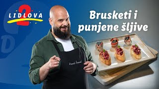 Finger food│Brusketi i punjene šljive│Lidlova 2│Lidl Srbija [upl. by Kei]