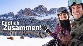 Ein Skitag mit marlenesleben in den Dolomiten Skifahren in Carezza [upl. by Acinat]