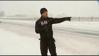 Philadelphia reporter hit by snow from plow on live TV [upl. by Eive]