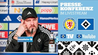 RELIVE PRESSEKONFERENZ I 31 Spieltag I Eintracht Braunschweig vs HSV [upl. by Calan538]