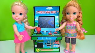 Elsa and Anna toddlers games with their friends [upl. by Airtal]