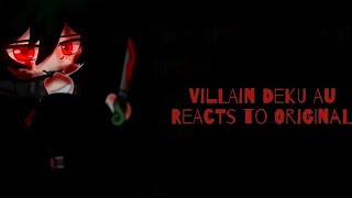 Pro Heroes amp LOV react to VILLAIN¡Deku¡AU BnhaMha [upl. by Laenahtan]