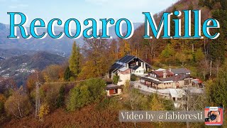 Recoaro Mille Piccole Dolomiti Vicenza Il monte Spitz e la seggiovia abbandonata visti dal drone [upl. by Columba]