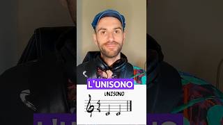 Gli intervalli  Unisono musica teoriamusicale [upl. by Nodnarg725]