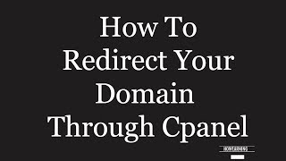 How to Redirect Domain Through Cpanel  HindiURDU [upl. by Cahn]