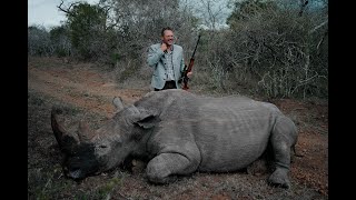 WHITE RHINO AND OLD NYALA BULL HUNT  Лов на носорог и ниала [upl. by Ahsenyl411]