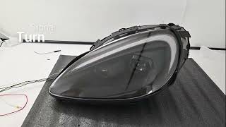 For 20052013 Chevrolet Corvette C6 LED Headlight Assembly [upl. by Tobey]