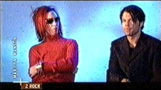 Marilyn Manson Interview on 2Rock German TV 1998 [upl. by Letnohs]