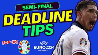 WILDCARD ACTIVATED  EURO 2024 FANTASY MD6 SEMIFINALS FINAL DEADLINE TIPS [upl. by Kinzer124]