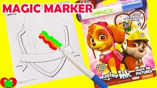 Paw Patrol Imagine Ink Coloring Magic Marker and Surprises [upl. by Atthia]