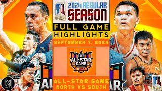 MPBL HIGHLIGHTS 2024 MPBL ALL STAR GAME NORTH VS SOUTH FULL HIGHLIGHTS SEPTEMBER 7 2024 [upl. by Anel]