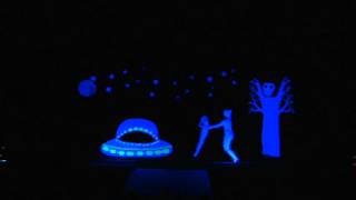 Blacklight theatre  Light touch of the Universe [upl. by Eirrem]