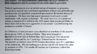 MIND CONTROL EXPERIMENT ON PRISONERS WITHOUT THEIR KNOWLEDGE  DOCUMENT [upl. by Anujra443]