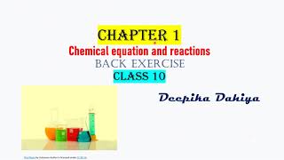 corrosion rancidity chapter 1 back exercise class 10 science [upl. by Yentyrb]