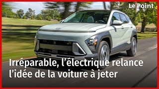 Irréparable l’électrique relance l’idée de la voiture à jeter [upl. by Haze]