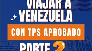 ¿Cómo puedo sacar un permiso para salir de EEUU con TPS [upl. by Primo]