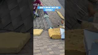 What’s wrong with this roofing roofer roofers roofing [upl. by Irodim881]