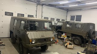 Pinzgauer 710 MS Full restoration test drive extreme off road [upl. by Nnayllas480]