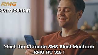 Meet the Ultimate SMS Blast Machine RMG HT 318 [upl. by Nylirehs642]