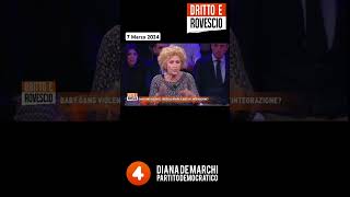 Diana De Marchi partitodemocratico Dritto e Rovescio confronto con Silvia Sardone drittoerovescio [upl. by Endys]