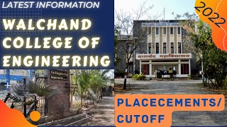 WALCHAND COLLEGE OF ENGINEERING SANGLI  CUTOFF  PLACEMENTS  WCE SANGLI  BEST ENGINEERING COLLEGE [upl. by Ondrea]