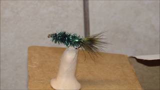 How to tie an Crystal Olive leech pattern fly [upl. by Eriuqs]