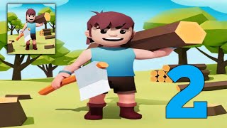 Lumber Empire Idle Wood Inc  Mod Apk Gameplay Part 2 Walkthrough Androidios [upl. by Dopp]