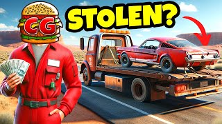 I Became a Tow Truck Driver that Sells STOLEN Cars in Used Cars Simulator [upl. by Alejna]