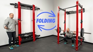 The Most OverBuilt Power Rack That…Folds PRx Folding 4Post Rack Review [upl. by Ynohtnakram]