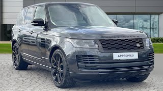 Approved Used Range Rover 30 D300 Westminster Black  DM21FYB  Stafford Land Rover [upl. by Duahsar491]