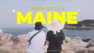 Maines Fourth of July Beaches Rides amp Fireworks with Fun Facts [upl. by Fadiman25]