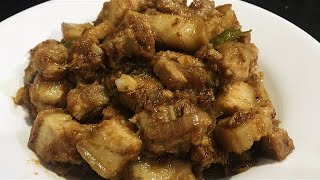 how to cook binagoongang Baboy Recipe  filipino dish [upl. by Esdnyl353]