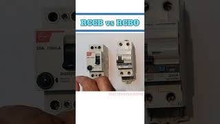 Diffrence in RCCB and RCBO electricalconcepts wiring connection electrical electricaleducation [upl. by Bartie]