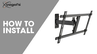 WALL 3325 WALL 3345  FullMotion TV wall mount  Vogels [upl. by Lenes]