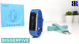 BIGGERFIVE Fitness Tracker Watch Unboxing  Set Up [upl. by Kilar927]