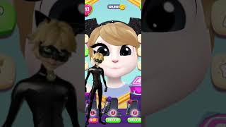 My talking Angela 2 💟Cat Noir 🐞Ladybug Miraculous ladybug carnoir miraculous [upl. by Yks248]