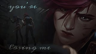 Vi and Caitlyn  Youre Losing Me Flashing Lights [upl. by Theresina]